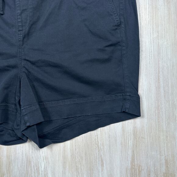 Torrid Black Stretch Casual Shorts 4X Plus Elastic Waist Pockets Tie Front - Picture 2 of 13